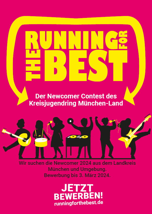 Flyer für den Contest Running for the best 2024.